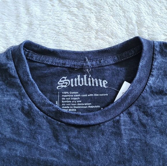 Sublime👑 Long Beach🏖 Boom Box🎶 Mineral Washed Graphic Tee👕 - NWT - Picture 4 of 12